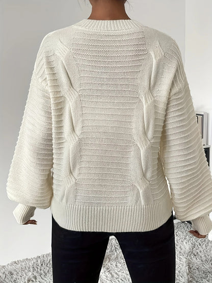 Cozy Heart Knit Sweater – Fall in Love with Effortless Style & Comfort!